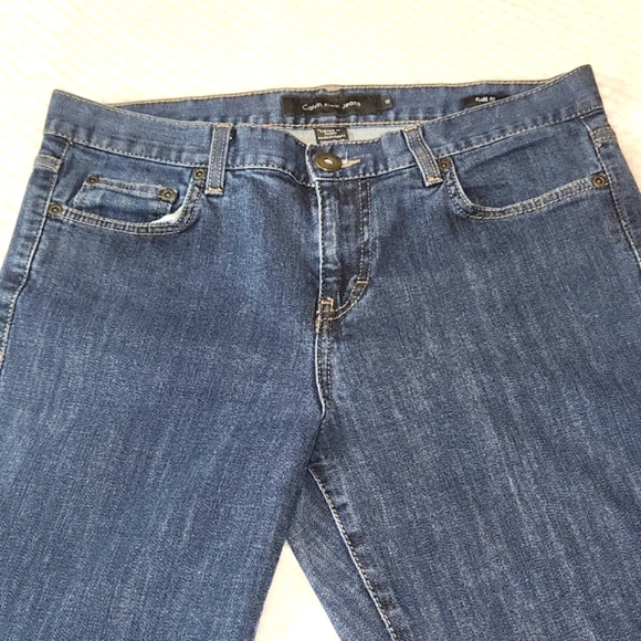 CALVIN KLEIN WOMENS JEANS    FLARE FIT SIZE 10 - Picture 3 of 15